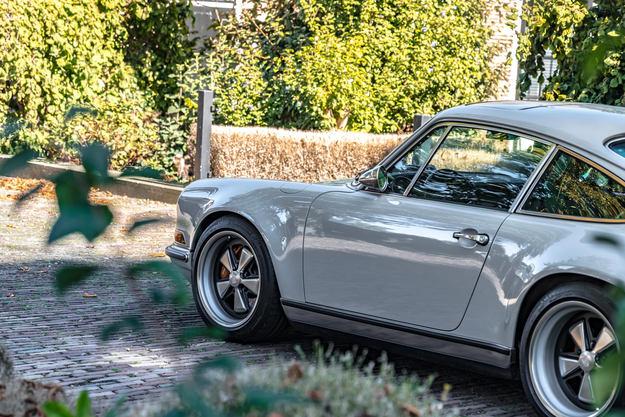 Detail van Singer Porsche